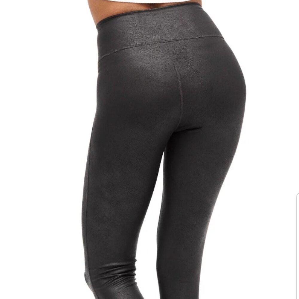 Suede leggings